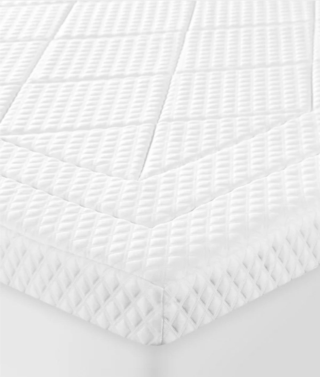 Therapedic 3in Deluxe Quilted Gel Memory Foam Mattress Topper, Queen