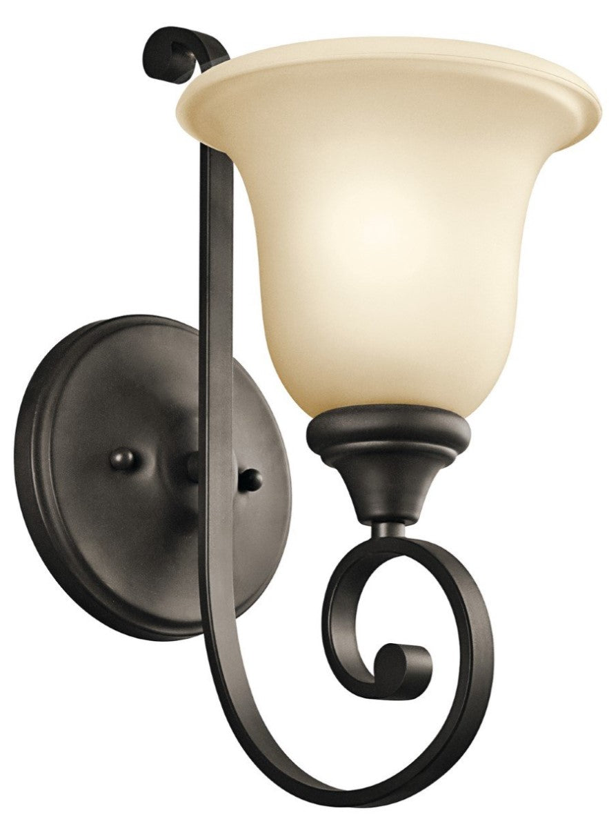 Kichler Monroe Outdoor Damp Wall Light, Olde Bronze