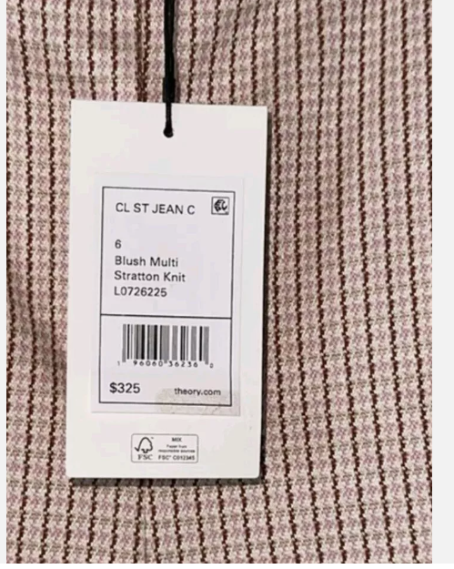 Theory Pants Multicolor St Jean Stratton Good Collection Knit