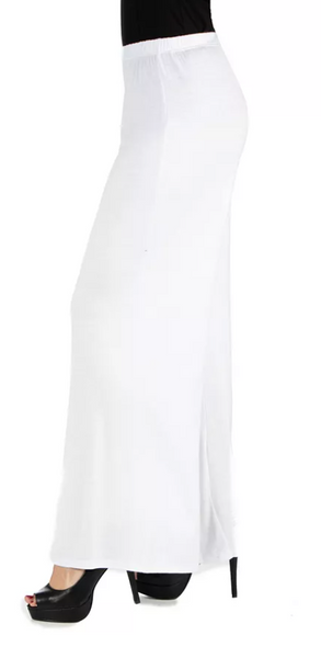 24seven Comfort Apparel Womens Palazzo Pants, Medium