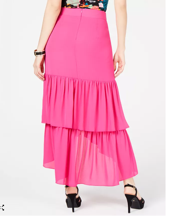 Thalia Sodi Tiered Ruffled Skirt, Large