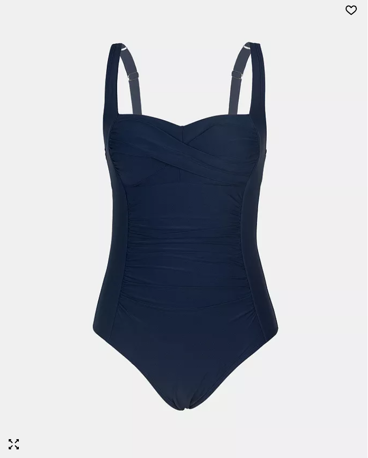 Cupshe Square Neck Twist-Front One Piece Swimsuit
