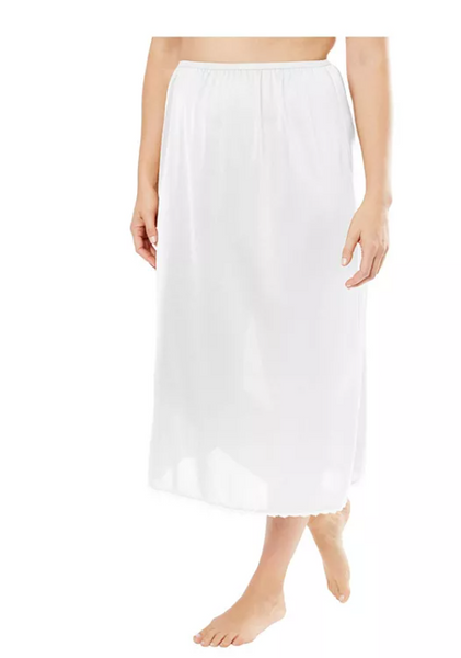 Comfort Choice Plus Size 2-Pack 31 Half Slip - White, Size 1X