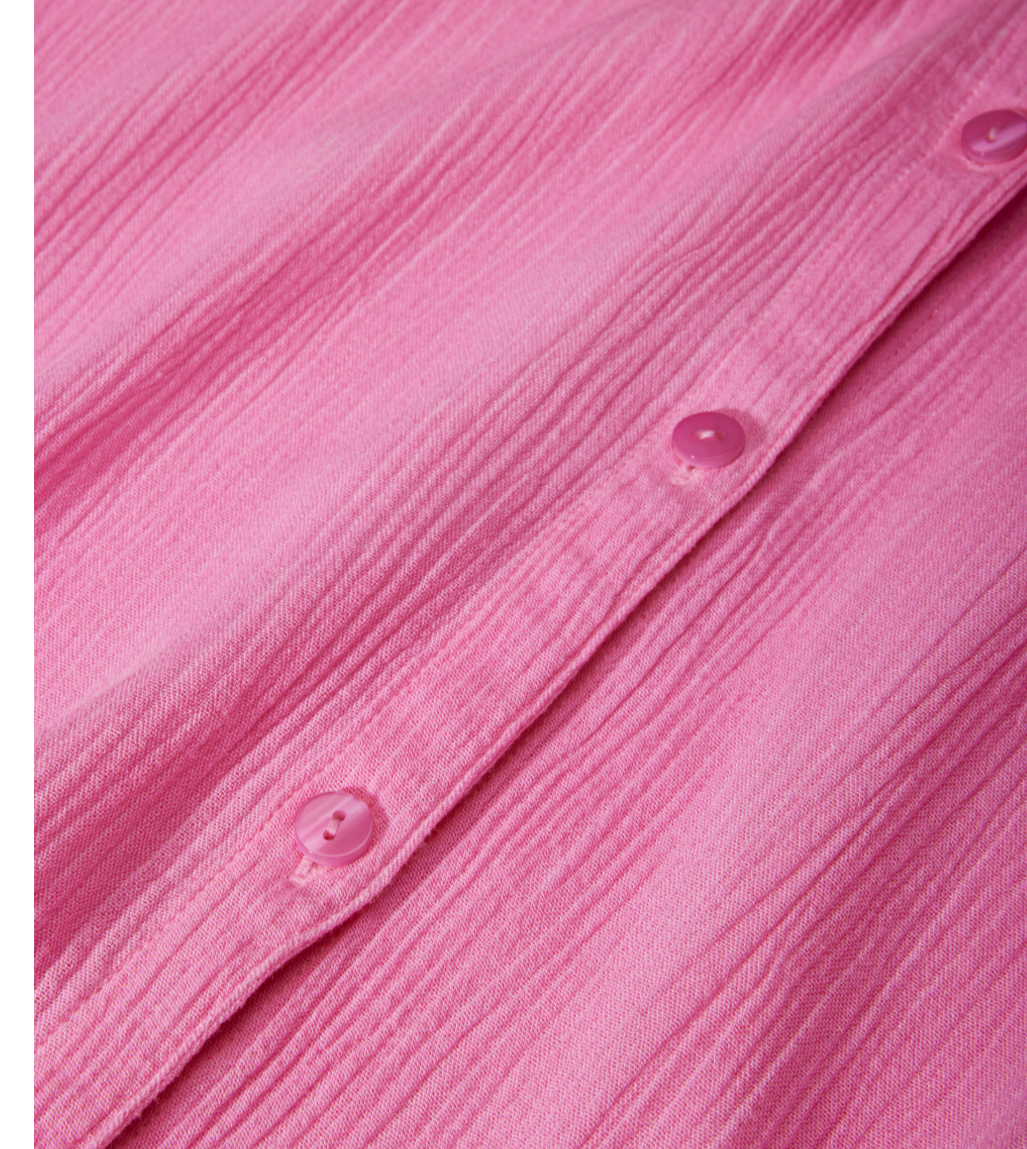 Boston Proper Gauze Shirt and Short Lounge Set, Medium