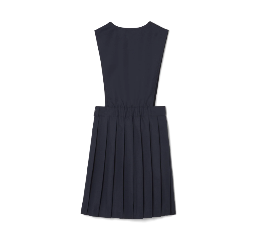 French Toast Girls V-neck Pleated Jumper, Size 12