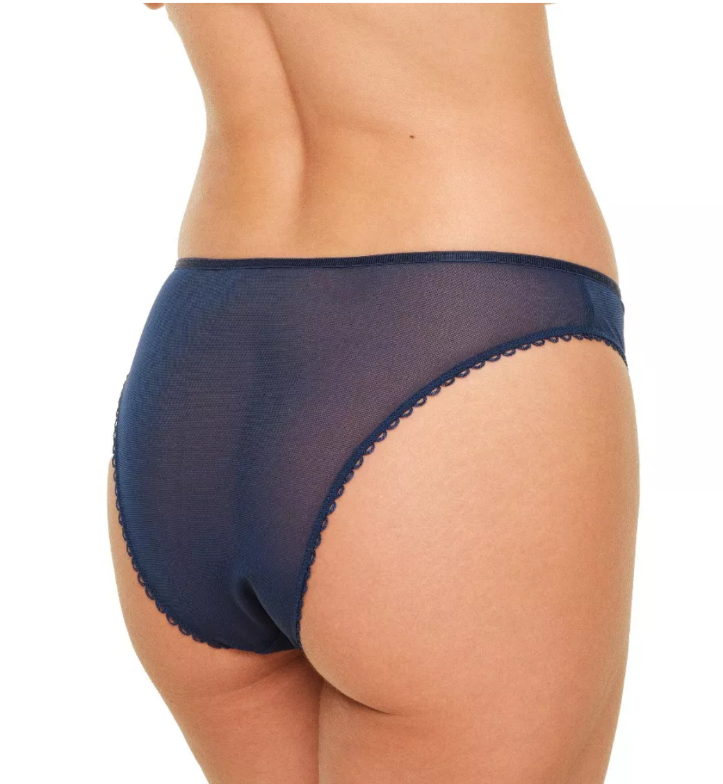 Adore Me Womens Kinley Cheeky Panty - Dark Blue, XL