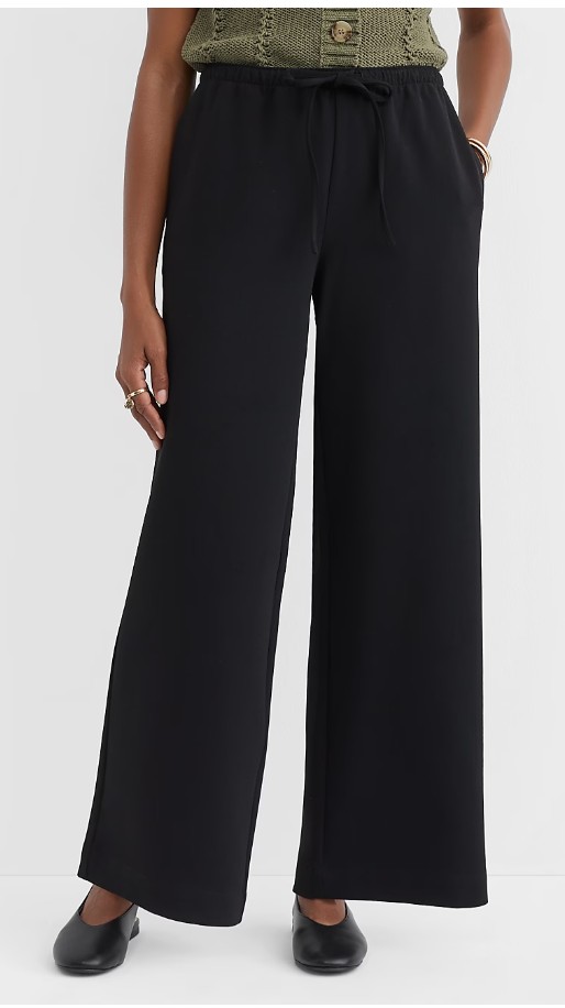 Sawyer Pull On Pants in Textured Crepe, Size Small