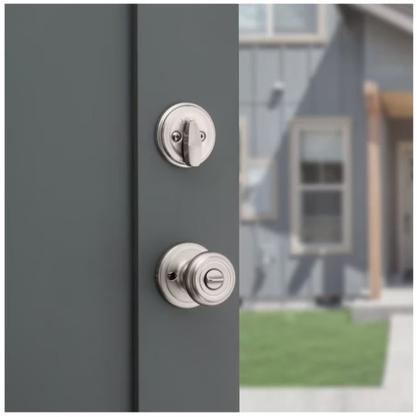 Kwikset Cameron Exterior Single-Cylinder Deadbolt and Keyed Entry Combo