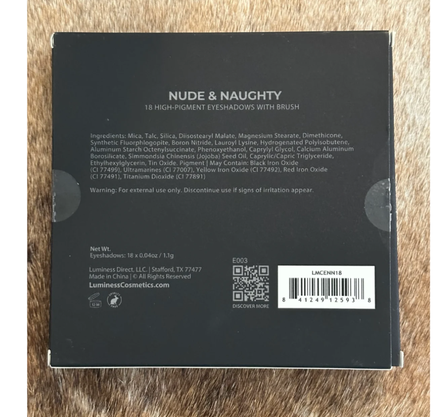 Luminess Nude and Naughty Eyeshadow