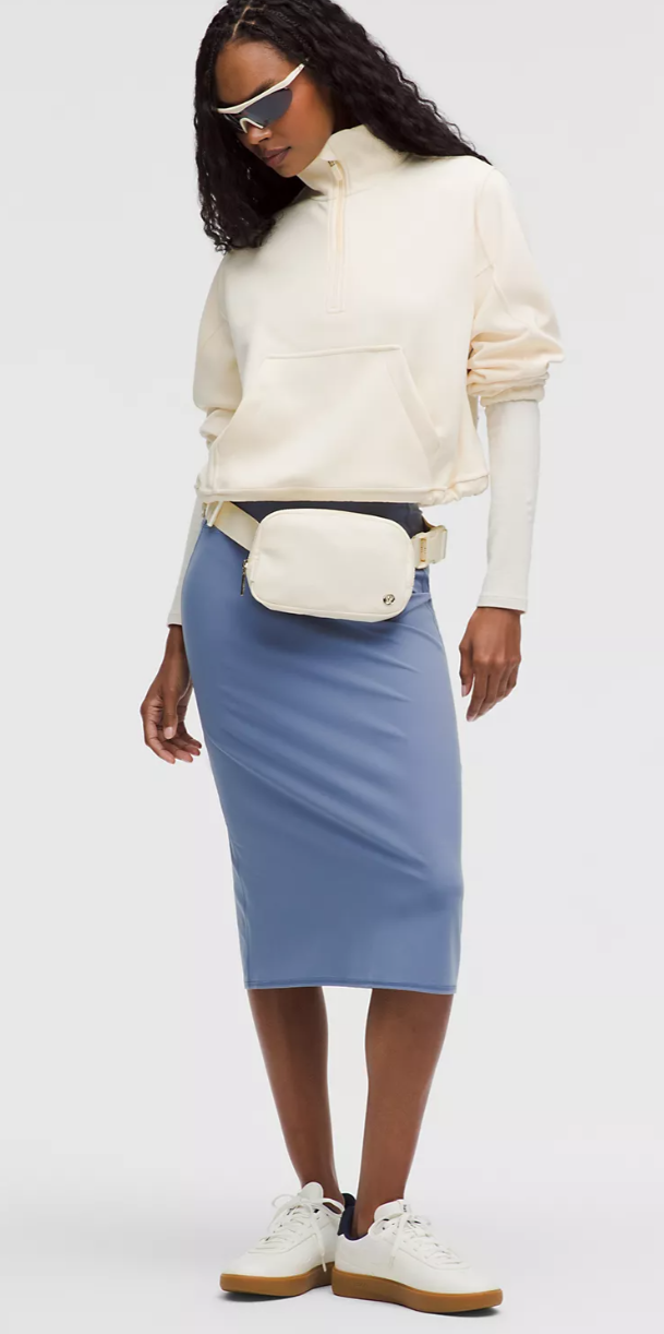 Lululemon Nulu Slim-Fit High-Rise Midi Skirt
