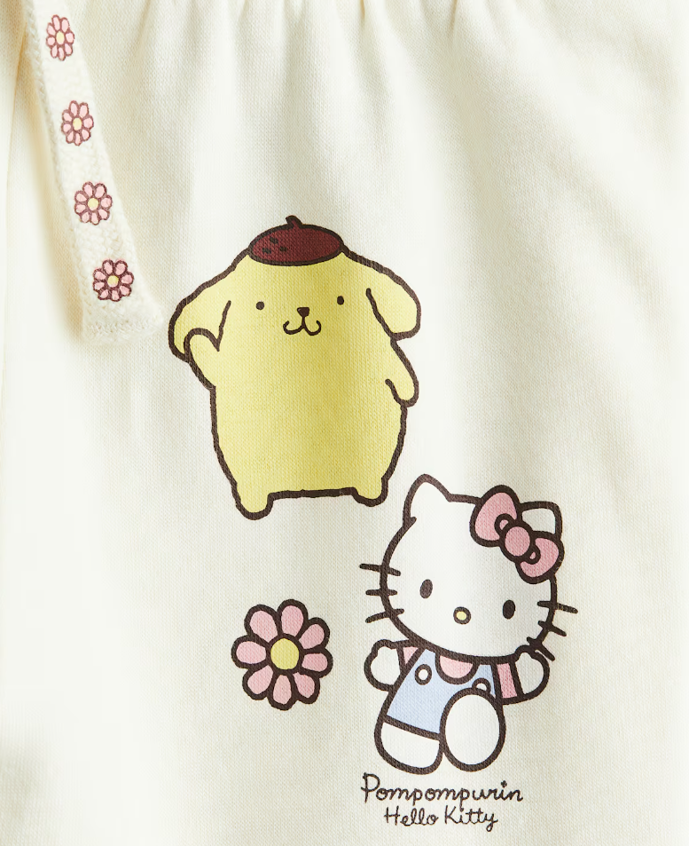 HandM x Hello Kitty and Friends Printed Sweatpant Joggers, Size 6