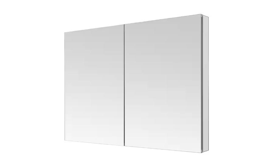 Build Essentials White 42 X 36  Tall Slab Door Left / Right Hinge Wall Cabi