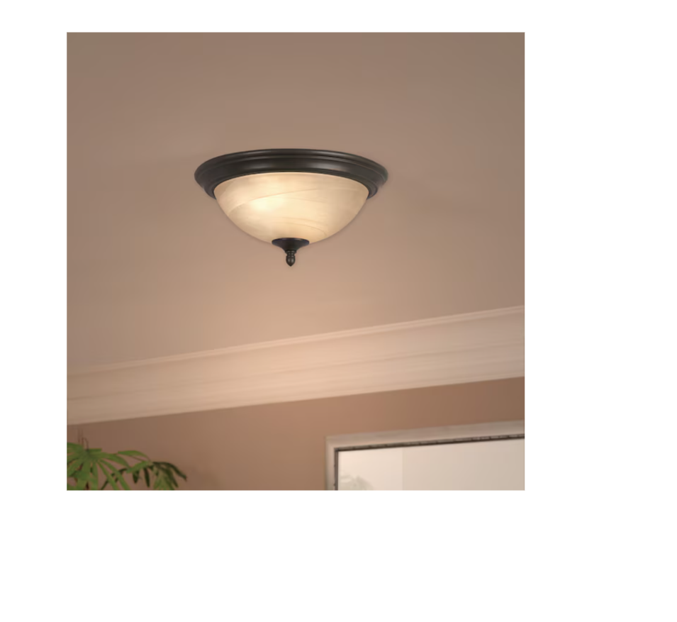 World Imports WI838688 Montpellier 2 Light Flush Mount Ceiling Fixture