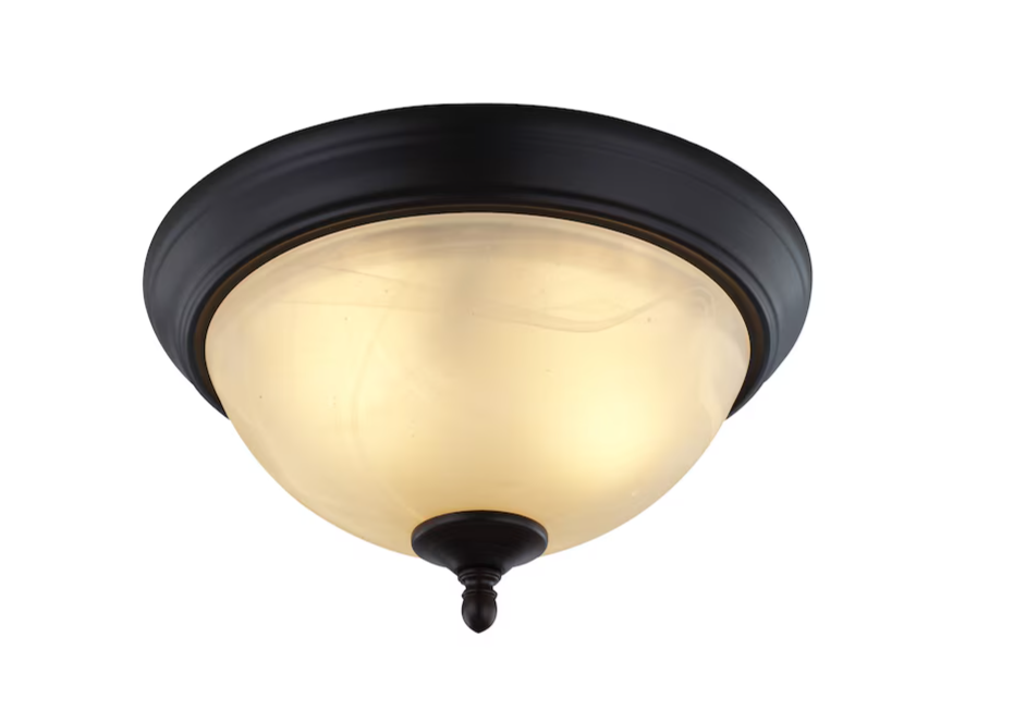 World Imports WI838688 Montpellier 2 Light Flush Mount Ceiling Fixture