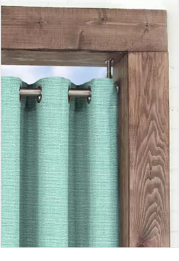 Waverly Sun N Shade Key Largo Curtain Panel (84 Inches - Aqua)