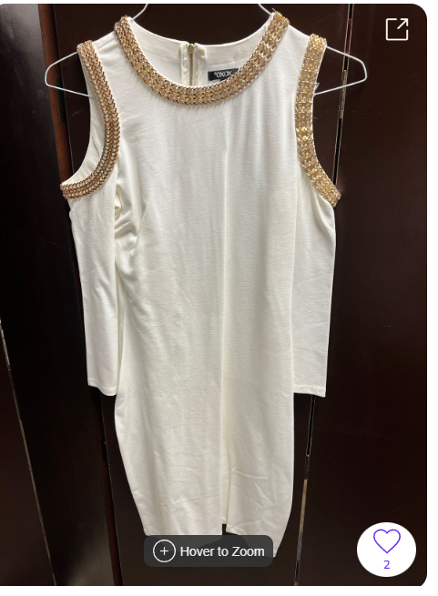 Xoxo Juniors Embellished Cold-Shoulder Dress