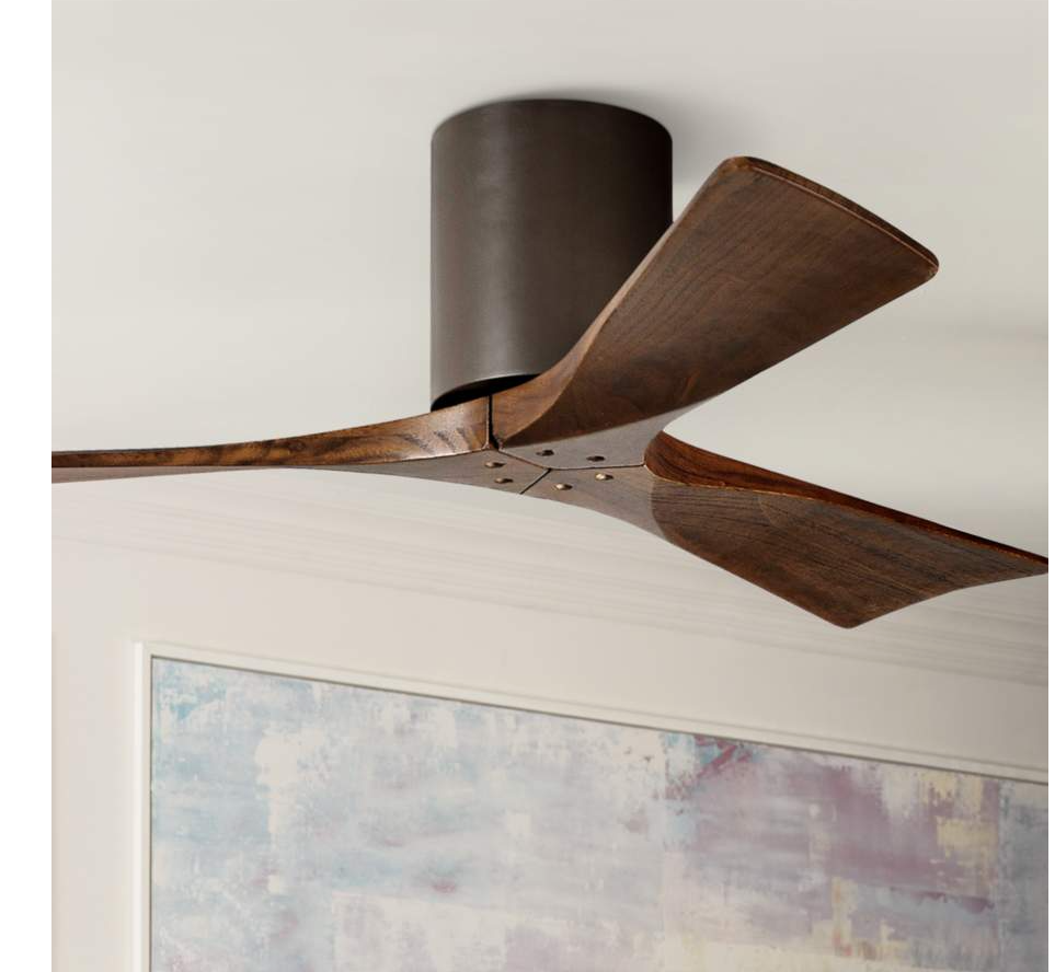 Matthews Fan Company Irene 42Inches, 3 Blade Hugger Ceiling Fan With Remote