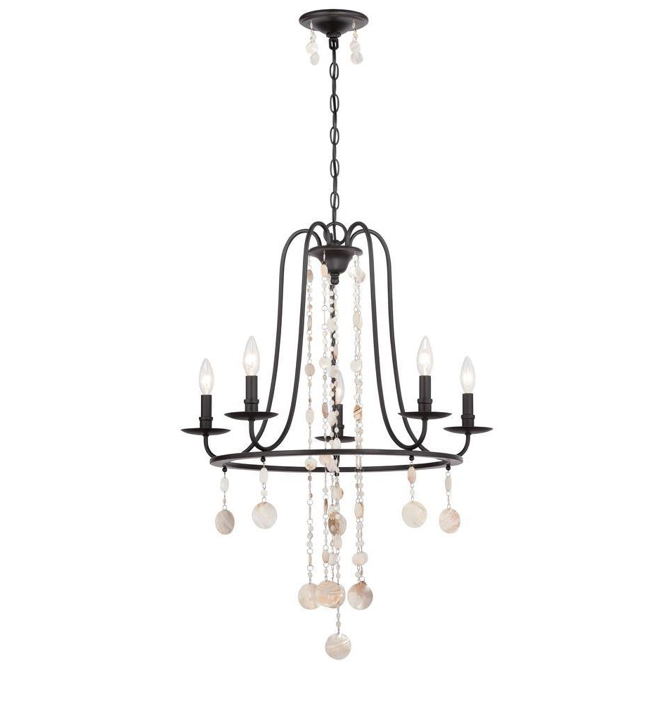 World Imports Matira 5-Light Oil Rubbed Bronze Chandelier