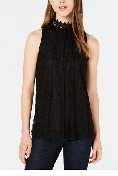 BCX Juniors Lace Top, Size Medium