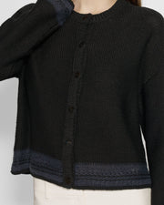 Theory Relaxed Cardigan in Cotton Chainette