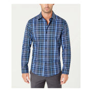 Tasso Elba Mens Plaid Button up Shirt , Size XXL