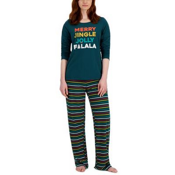 Family Pajamas Matching Womens Merry Jingle Mix It Family Pajama Set