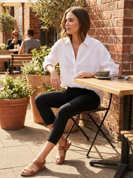 Narciso Rodriguez Womens Small Stretch Racer Stripe Side Leggings Pants, Small