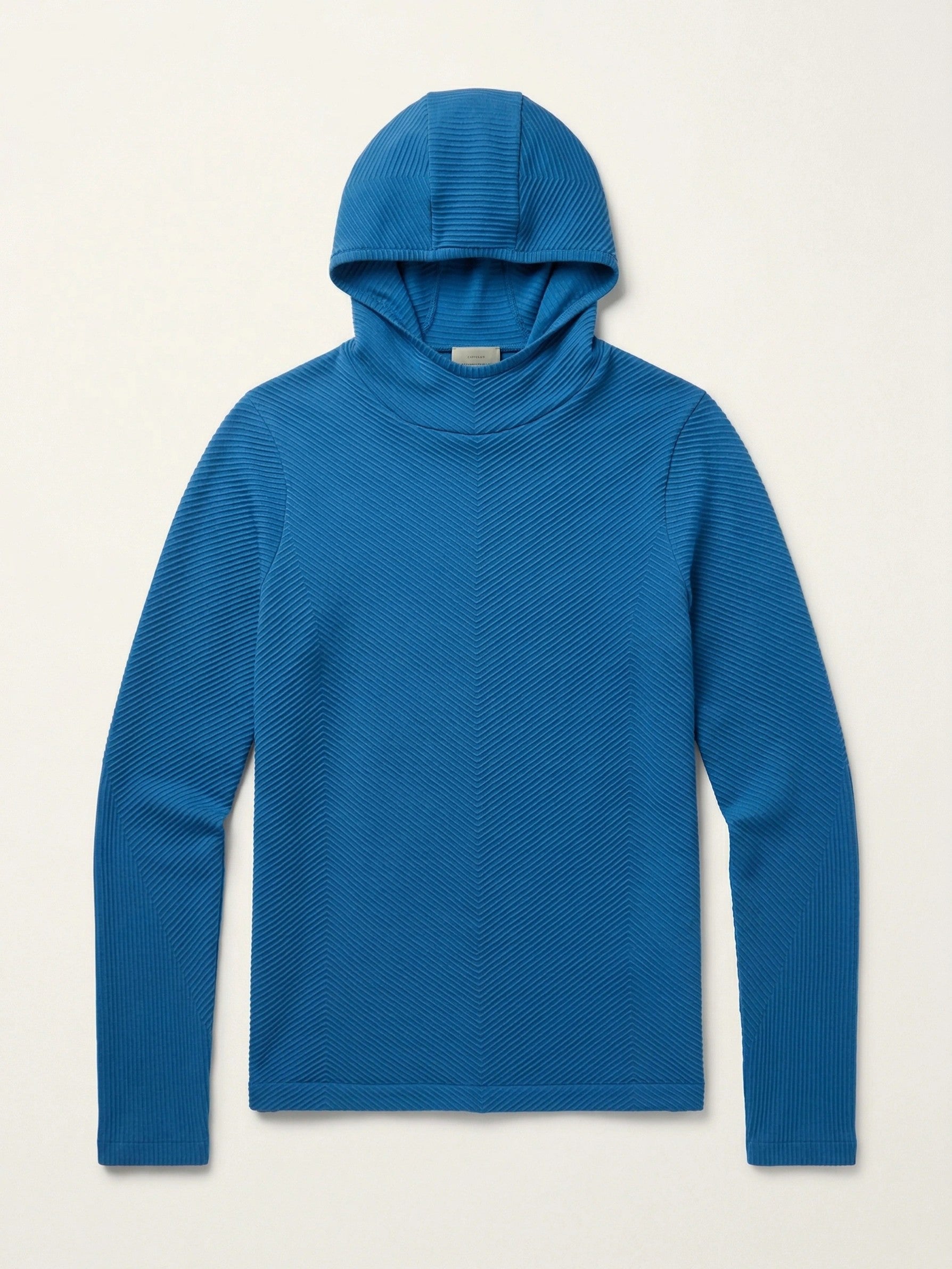 Athleta Womens Chevron-Knit Lightweight Pullover Hoodie, Size S