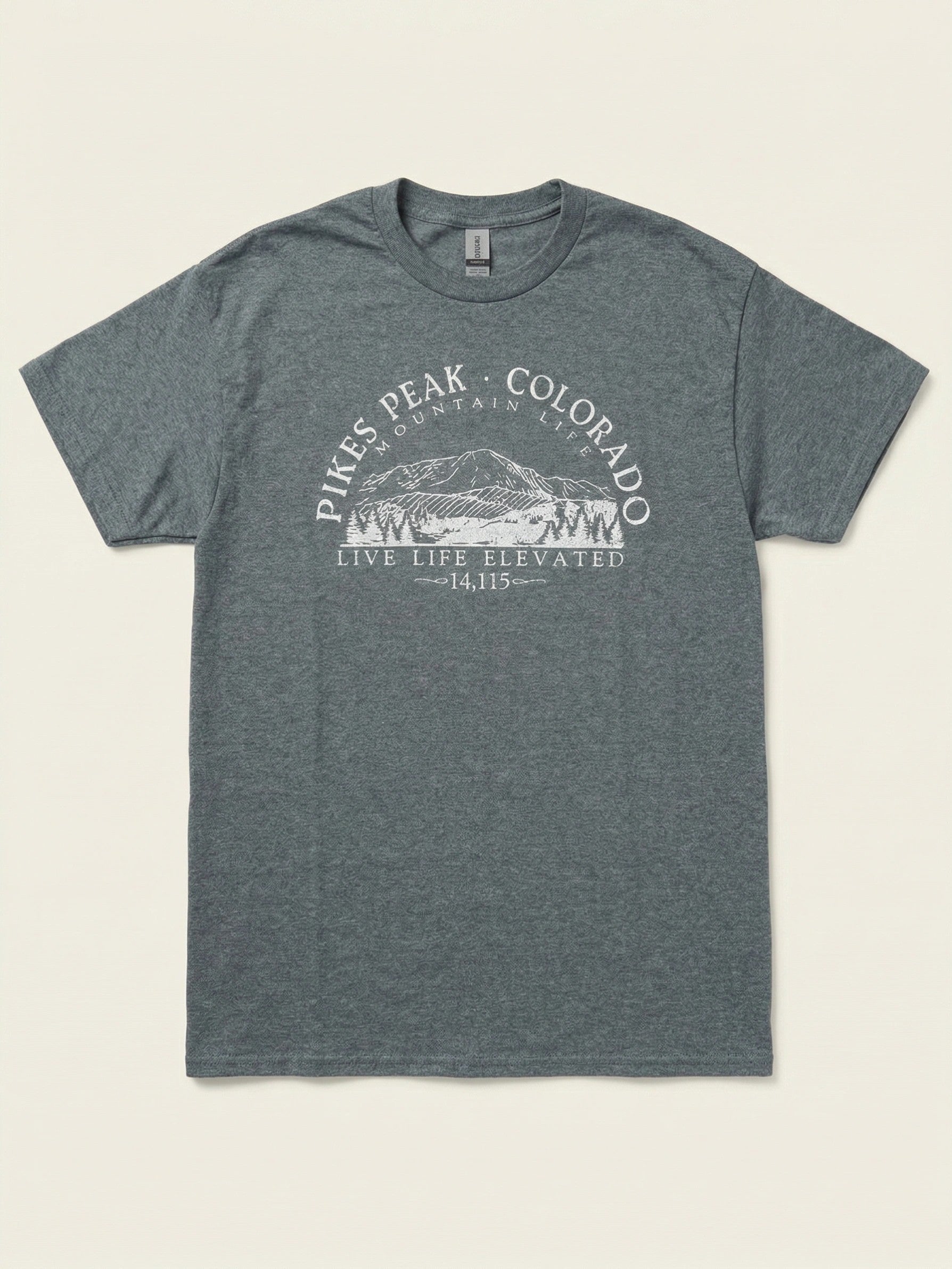 Pikes Peak Colorado Unisex T-Shirt, Size Large