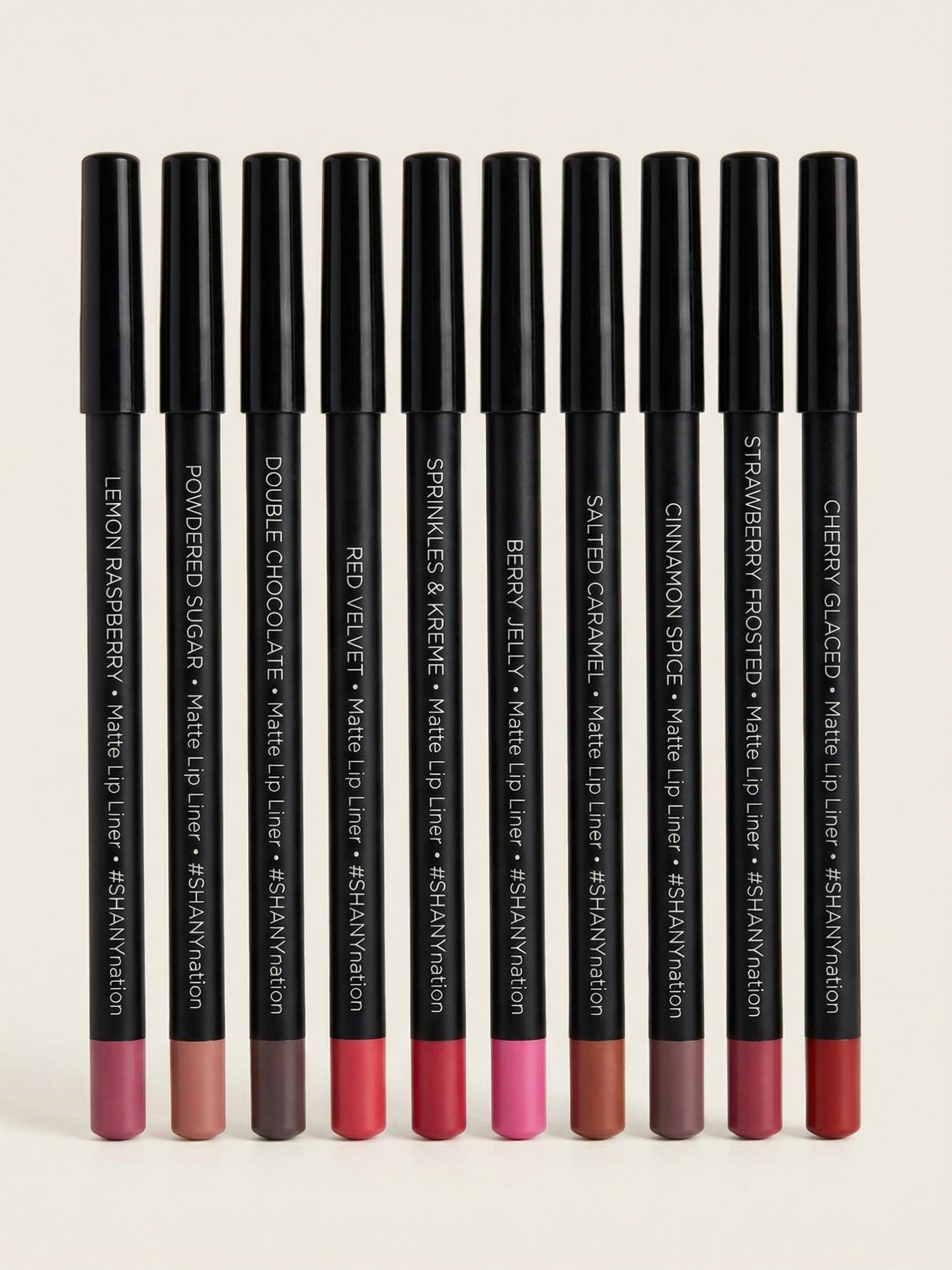 Set of 10 Shany Lip Liners