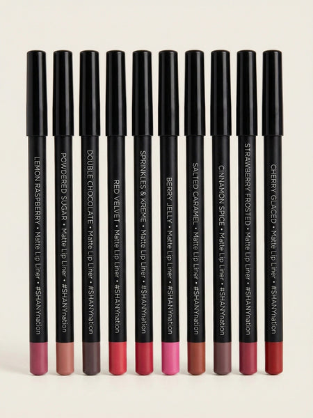 Set of 10 Shany Lip Liners