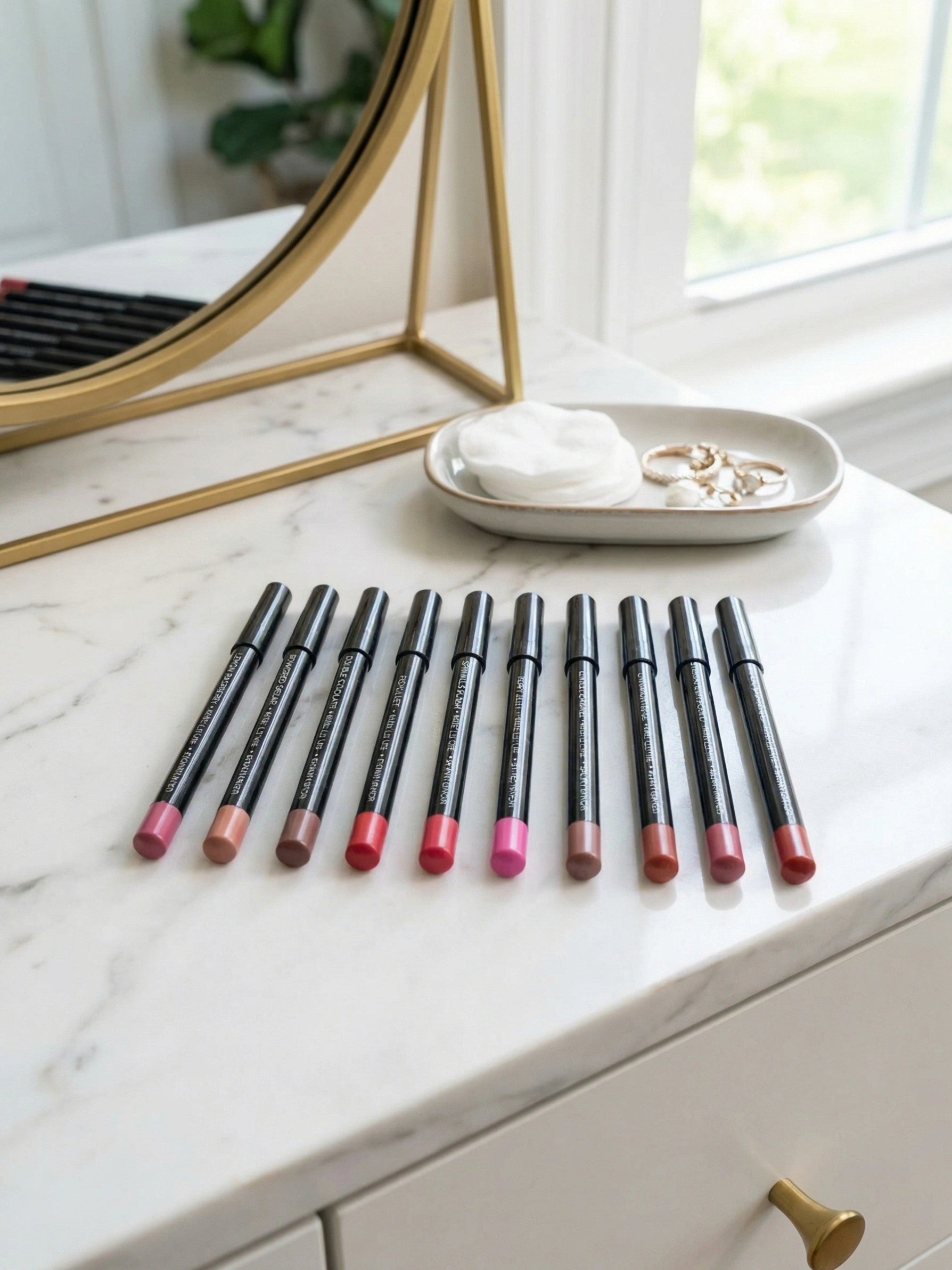 Set of 10 Shany Lip Liners