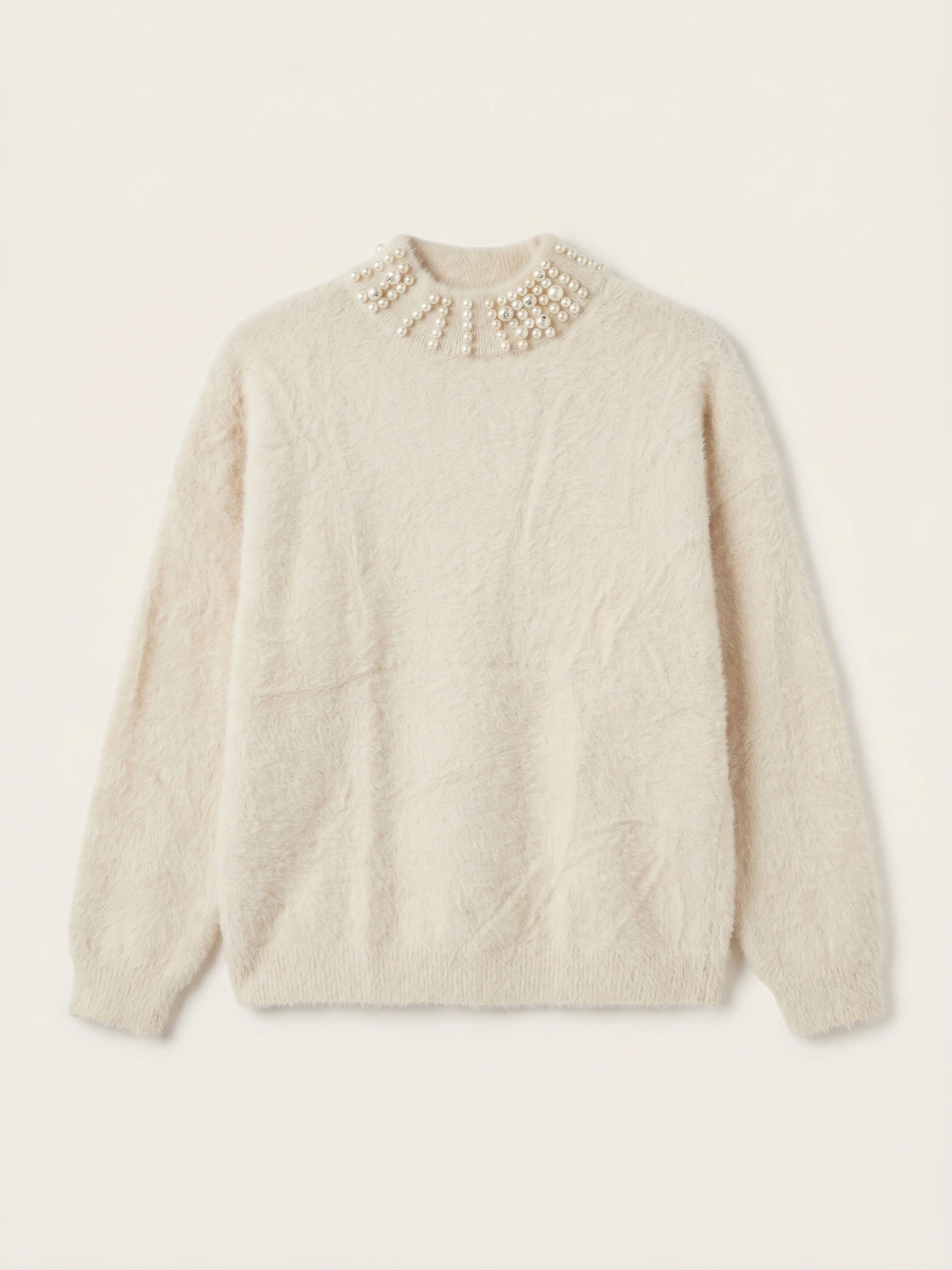Alfani Embellished Mock-Neck Sweater, Size Medium
