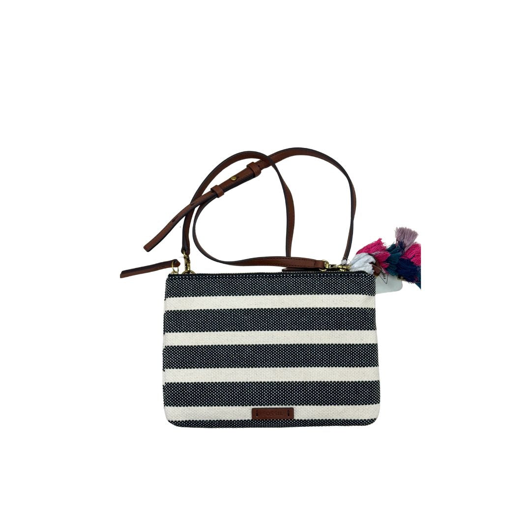 Fossil Stripe Small Crossbody MultiGold