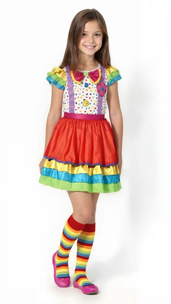 Smiffys Childs Deluxe Clown Costume for Kids Size Medium