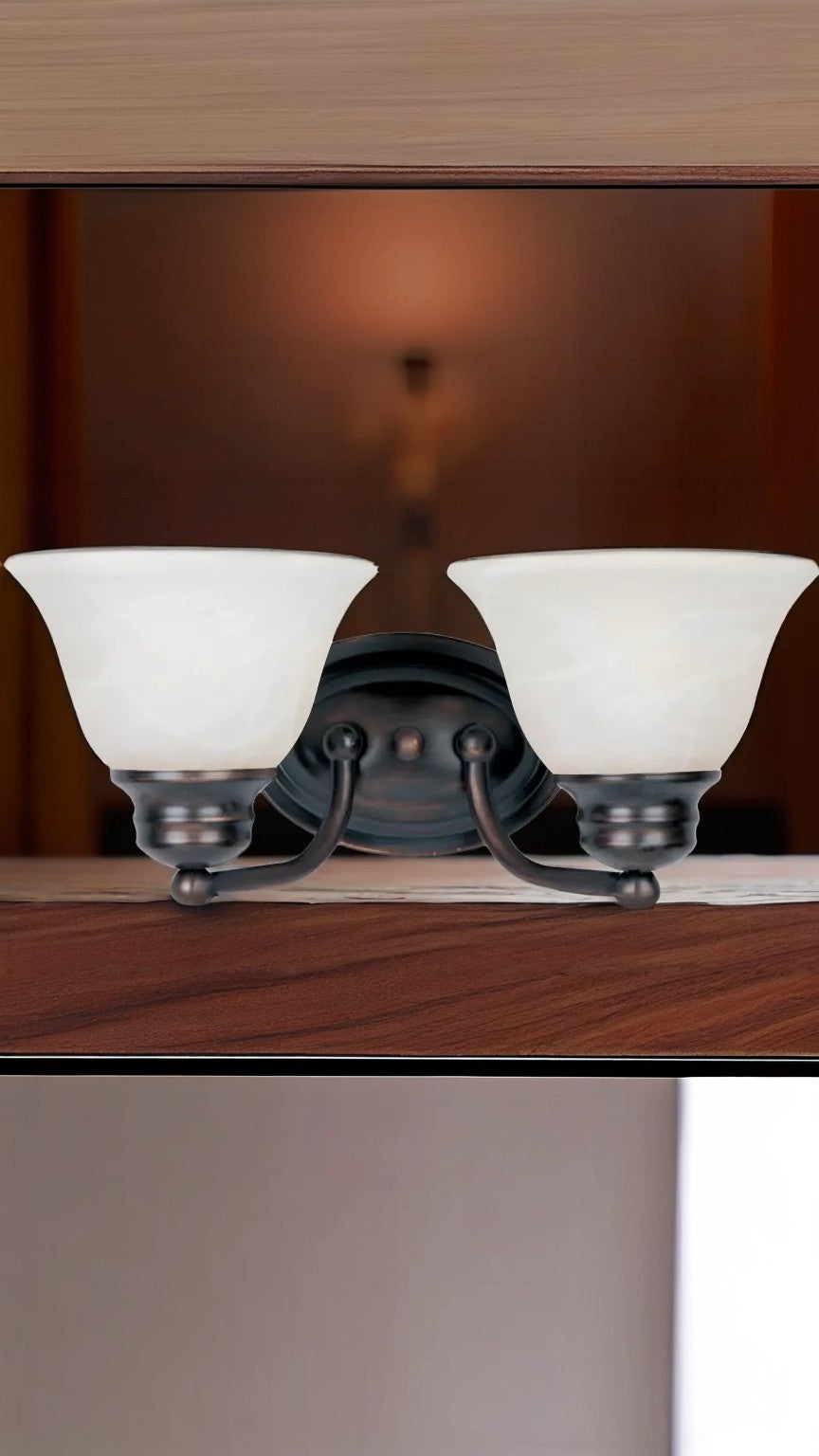 Maxim 2687 Malaga 13 Wide Bath Light Bronze