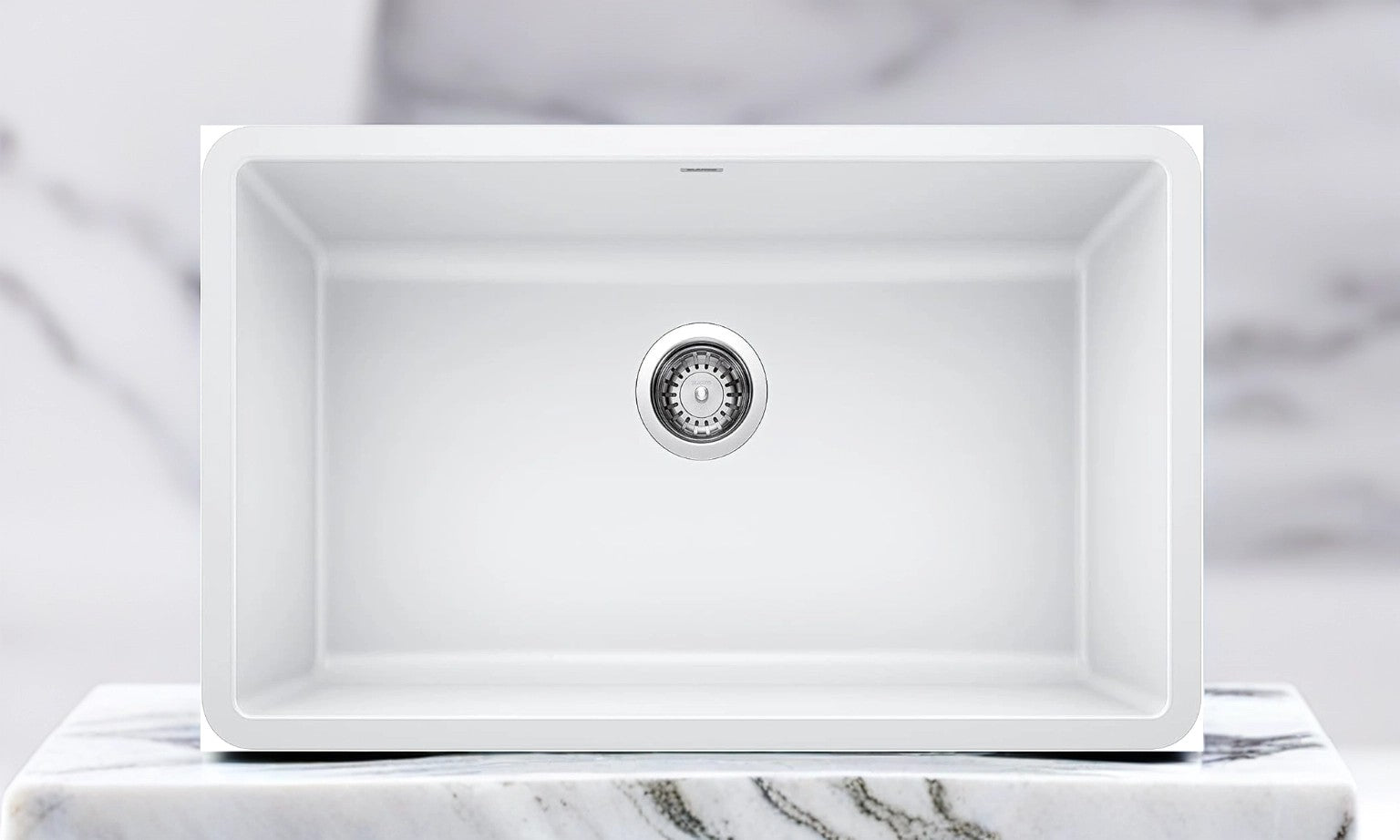 Blanco 442533 Precis Single Bowl-White 30in Kitchen Sink