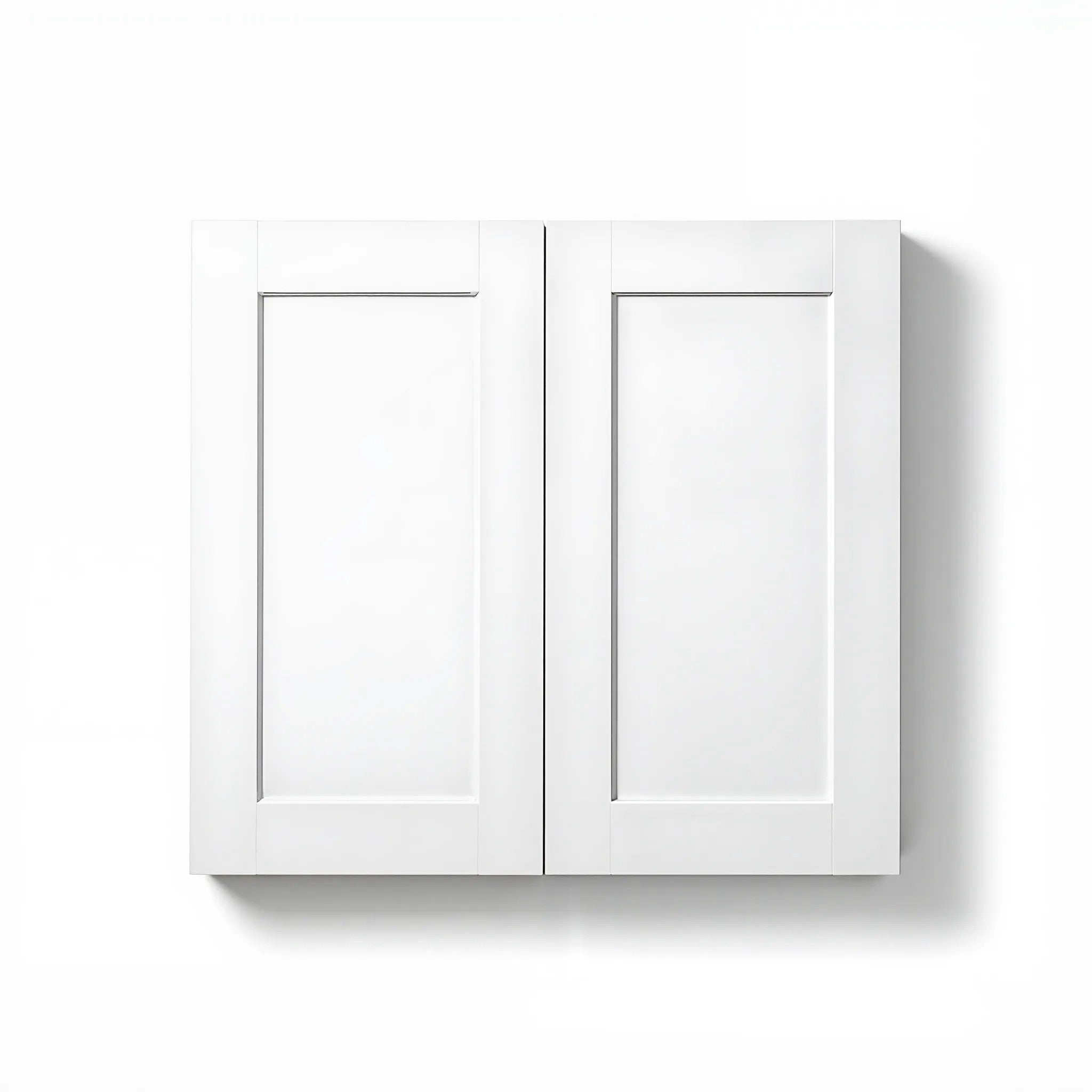 Hampton Bay Hampton Satin White Raised Panel Stock Kitchen Cabinet