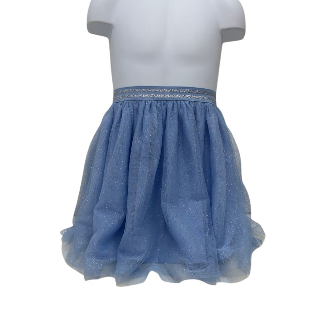 Sergent Major Girls  Blue Tulle Skirt With Sequins, Size 9