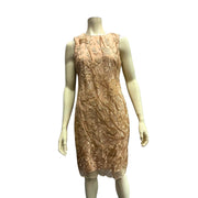 Calvin Klein Women's Embroidered Mesh Sheath Dress, Size 8