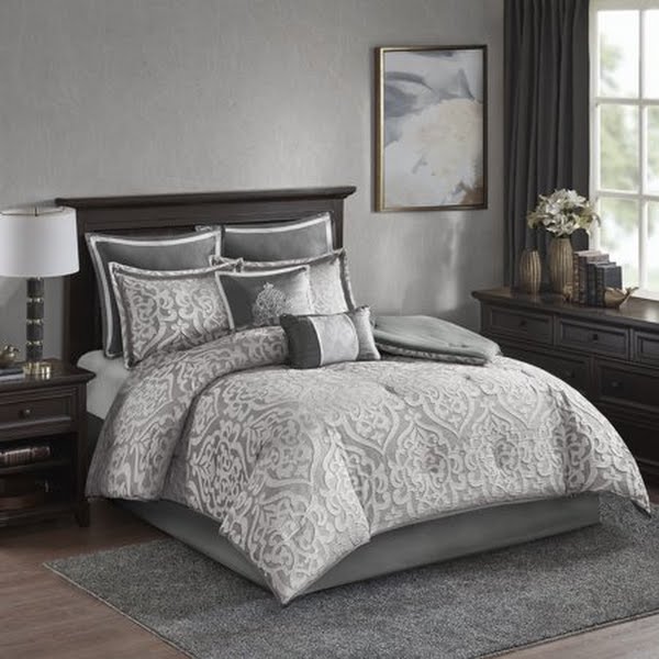 Madison Park Odette Jacquard 8-Pc. Comforter Set, California King