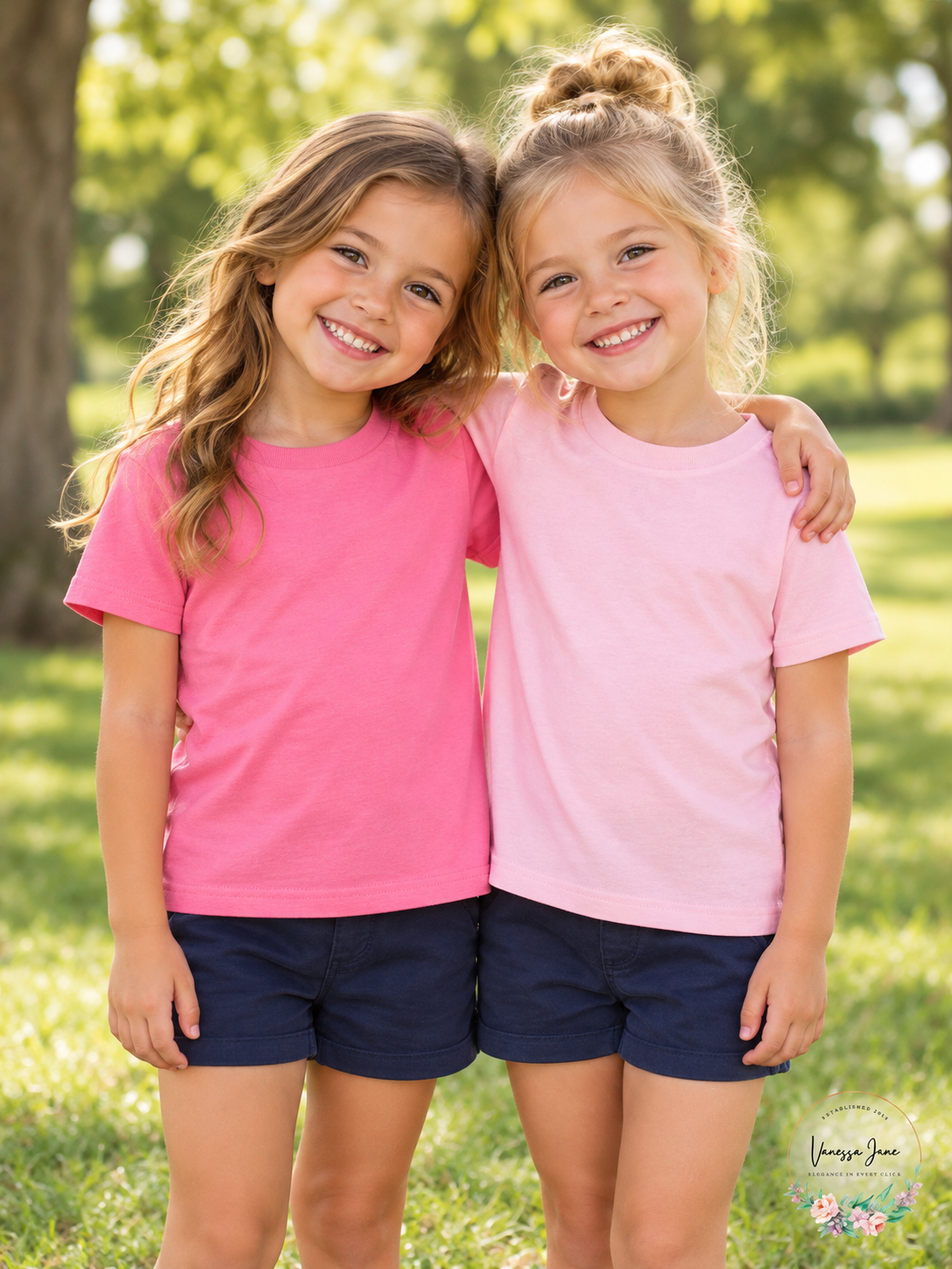 Clementine Everyday Toddler Short Sleeve Crew T-Shirts 2-Pack – life photo, Vanessa Jane