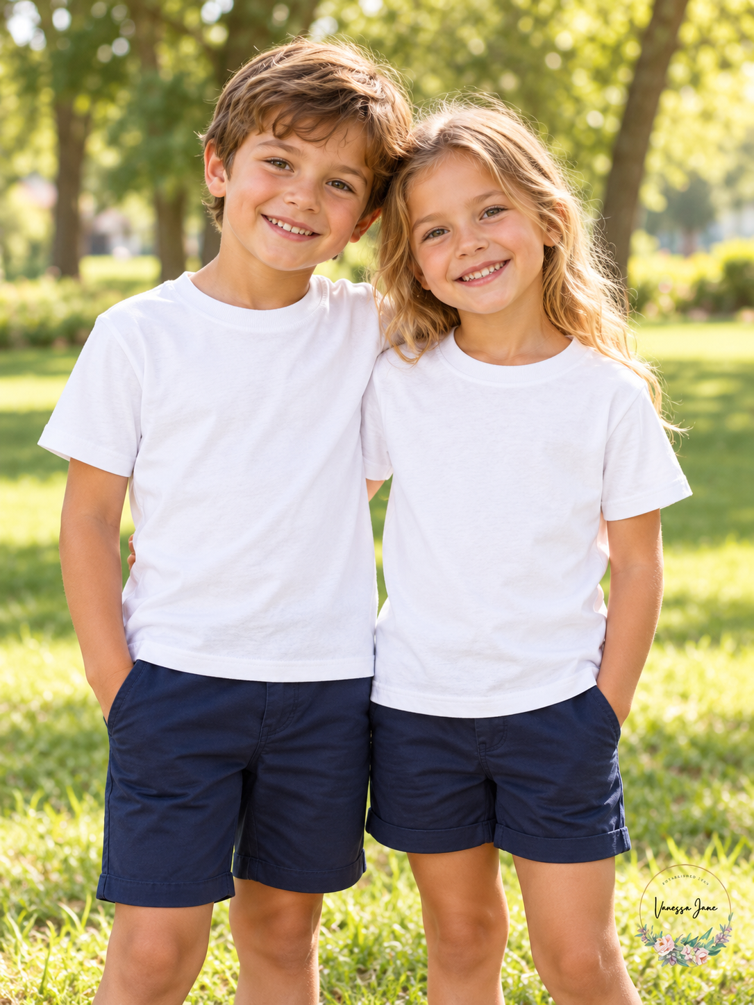 Clementine Everyday Toddler Short Sleeve Crew T-Shirts 2-Pack – life photo, Vanessa Jane