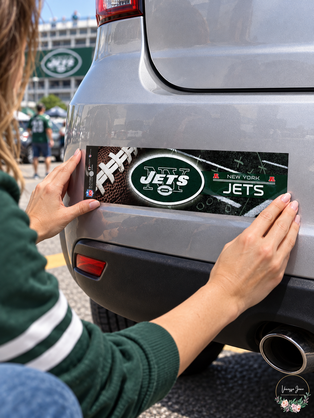 Rico Sports Car Auto Bumper Sticker, Choose Your Team – life photo, Vanessa Jane