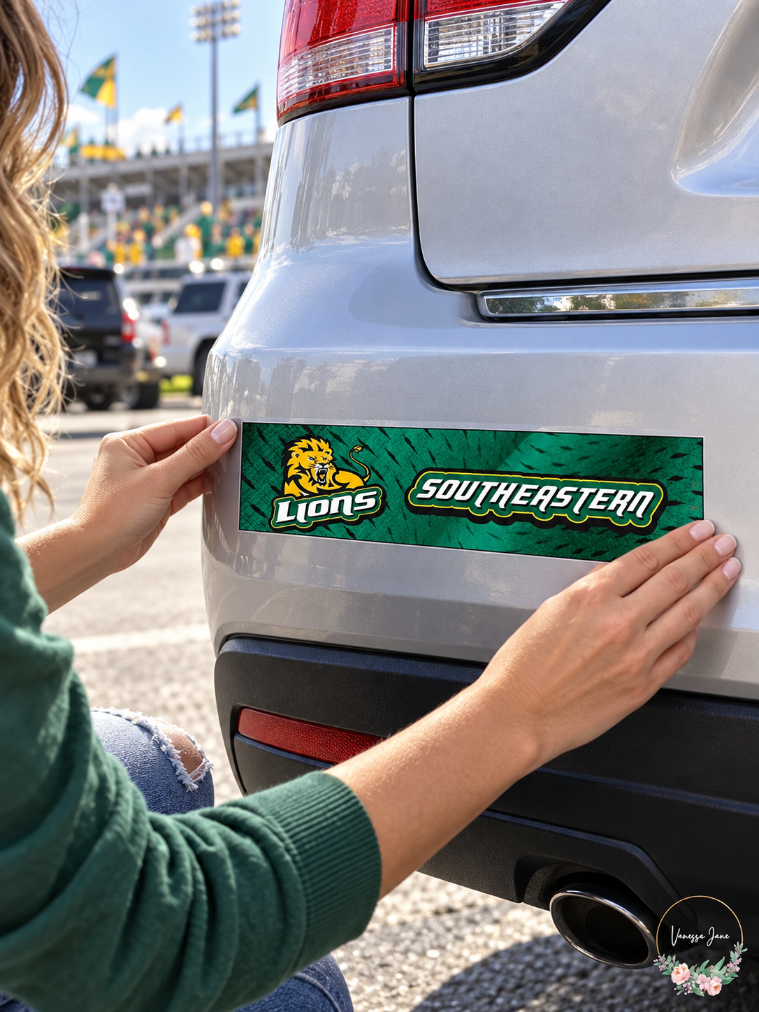 Rico Sports Car Auto Bumper Sticker, Choose Your Team – life photo, Vanessa Jane