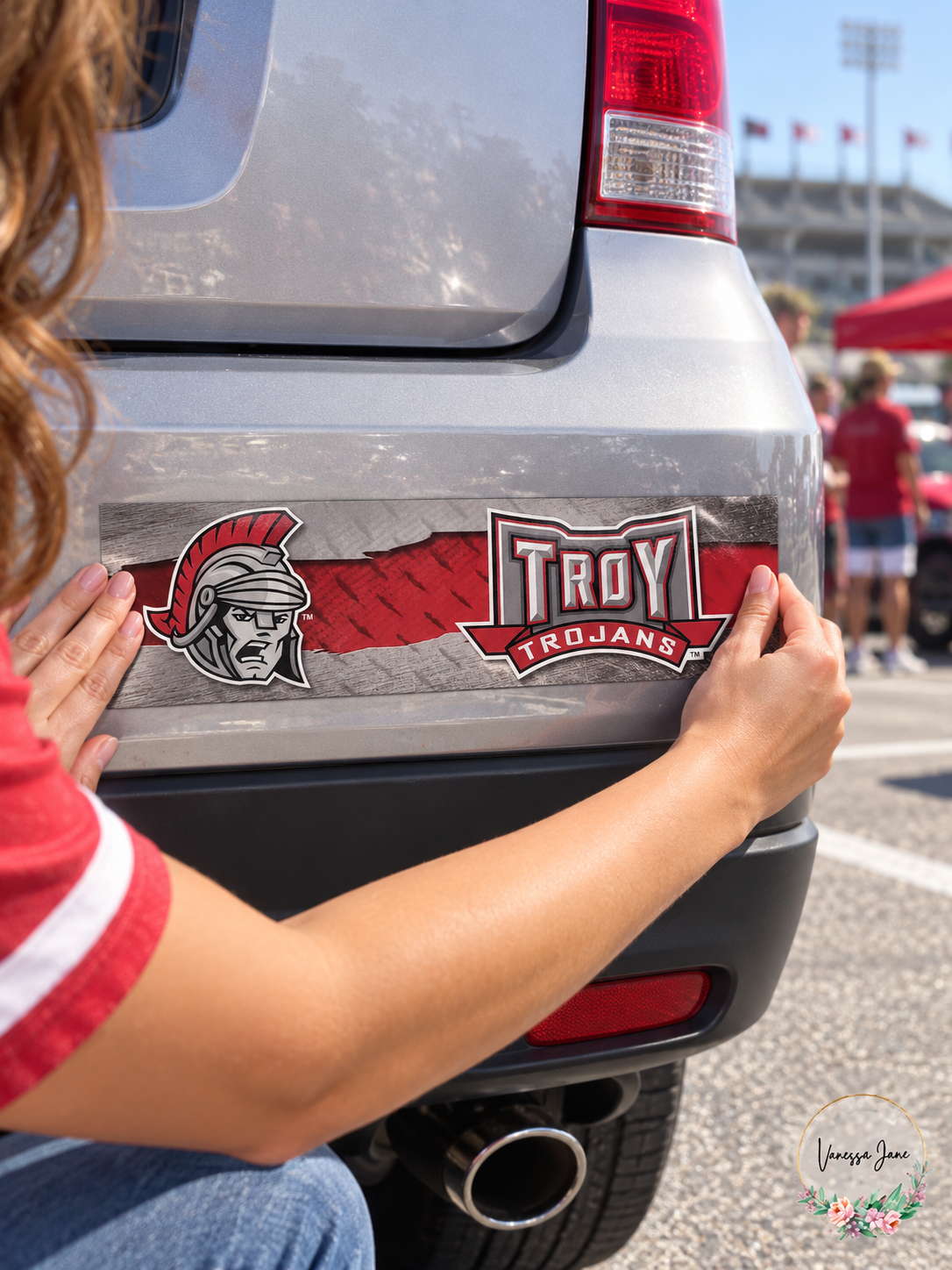 Rico Sports Car Auto Bumper Sticker, Choose Your Team – life photo, Vanessa Jane