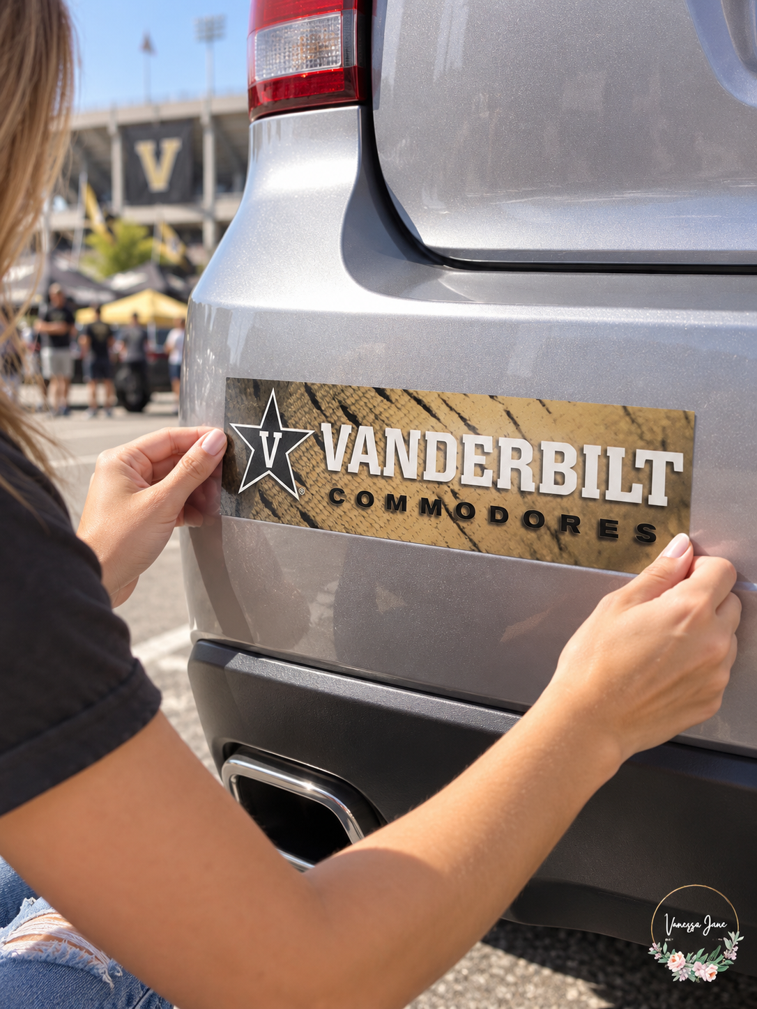 Rico Sports Car Auto Bumper Sticker, Choose Your Team – life photo, Vanessa Jane