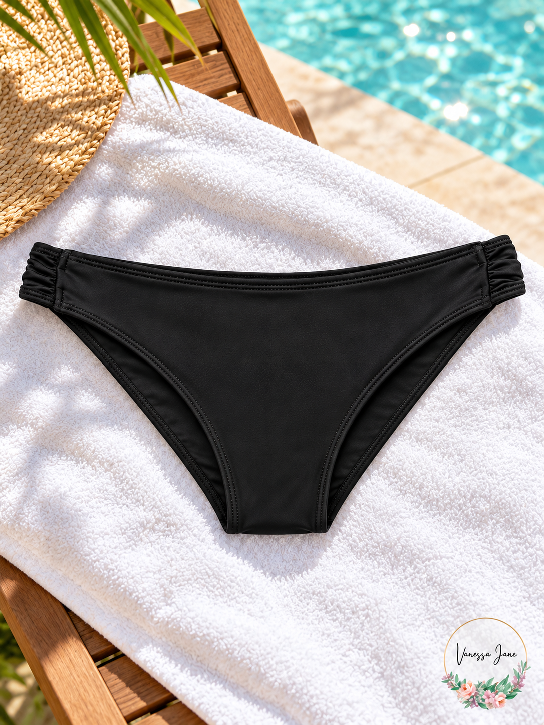 Salt + Cove Cabana Tab-Side Hipster Bikini Swim Bottom – life photo, Vanessa Jane