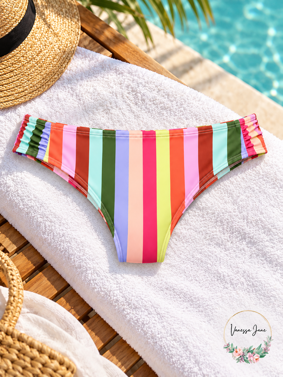 Salt + Cove Cabana Tab-Side Hipster Bikini Swim Bottom – life photo, Vanessa Jane