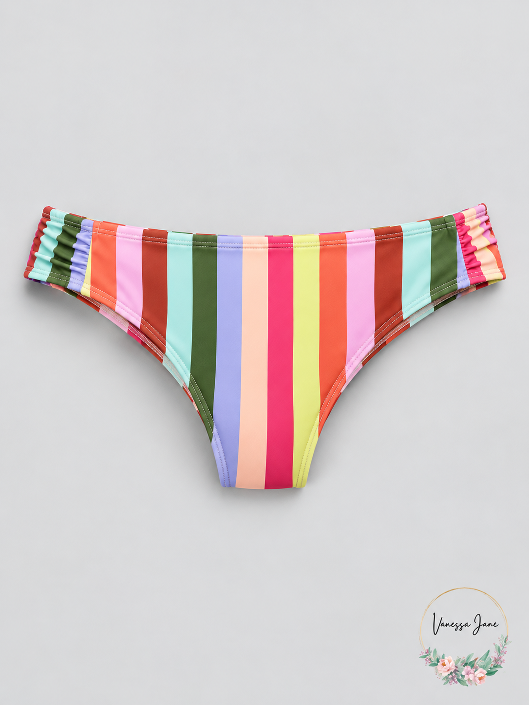 Salt + Cove Cabana Tab-Side Hipster Bikini Swim Bottom – stock photo, Vanessa Jane